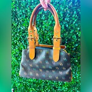 Sold Vintage Dooney & Bourke multi color bag